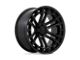 Fuel Wheels Heater Matte Black 6-Lug Wheel; 22x10; -13mm Offset (21-24 Bronco, Excluding Raptor)