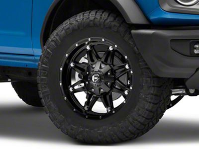 Fuel Wheels Hostage Matte Black 6-Lug Wheel; 18x9; 20mm Offset (21-24 Bronco, Excluding Raptor)