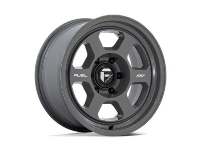 Fuel Wheels Hype Battleship Gray 6-Lug Wheel; 18x8.5; 10mm Offset (21-24 Bronco, Excluding Raptor)