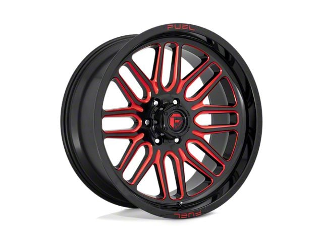 Fuel Wheels Ignite Gloss Black with Red Tinted Clear 6-Lug Wheel; 20x9; 1mm Offset (22-24 Bronco Raptor)