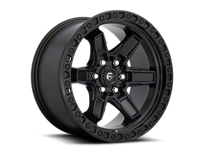 Fuel Wheels Kicker Matte Black 6-Lug Wheel; 17x9; -12mm Offset (21-24 Bronco, Excluding Raptor)