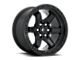 Fuel Wheels Kicker Matte Black 6-Lug Wheel; 17x9; -12mm Offset (21-24 Bronco, Excluding Raptor)