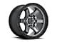 Fuel Wheels Kicker Matte Black 6-Lug Wheel; 20x9; 20mm Offset (22-24 Bronco Raptor)