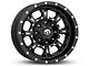 Fuel Wheels Krank Matte Black Milled 6-Lug Wheel; 17x9; -12mm Offset (22-24 Bronco Raptor)