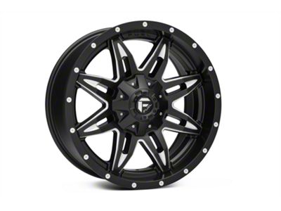 Fuel Wheels Lethal Satin Black Milled 6-Lug Wheel; 20x9; 1mm Offset (22-24 Bronco Raptor)