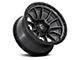 Fuel Wheels Piston Matte Gunmetal with Gloss Black Lip 6-Lug Wheel; 17x9; 1mm Offset (21-24 Bronco, Excluding Raptor)