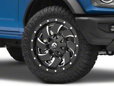 Fuel Wheels Cleaver Gloss Black Milled 6-Lug Wheel; 20x12; -44mm Offset (22-25 Bronco Raptor)