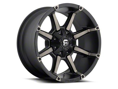 Fuel Wheels Coupler Matte Black Double Dark Tint 6-Lug Wheel; 18x9; 19mm Offset (22-24 Bronco Raptor)