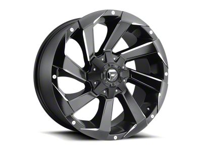 Fuel Wheels Razor Matte Black Milled 6-Lug Wheel; 20x9; 20mm Offset (22-24 Bronco Raptor)