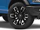 Fuel Wheels Rebar Gloss Black Milled 6-Lug Wheel; 22x12; -44mm Offset (22-24 Bronco Raptor)