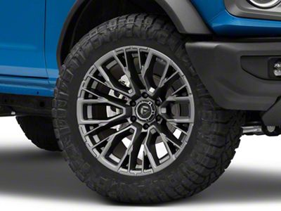 Fuel Wheels Rebar Matte Gunmetal 6-Lug Wheel; 20x10; -18mm Offset (22-24 Bronco Raptor)