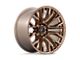 Fuel Wheels Rebar Platinum Bronze Milled 6-Lug Wheel; 17x9; 1mm Offset (22-24 Bronco Raptor)