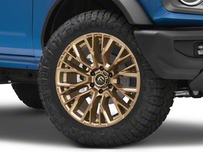 Fuel Wheels Rebar Platinum Bronze Milled 6-Lug Wheel; 20x10; -18mm Offset (21-24 Bronco, Excluding Raptor)