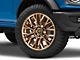 Fuel Wheels Rebar Platinum Bronze Milled 6-Lug Wheel; 20x10; -18mm Offset (22-24 Bronco Raptor)