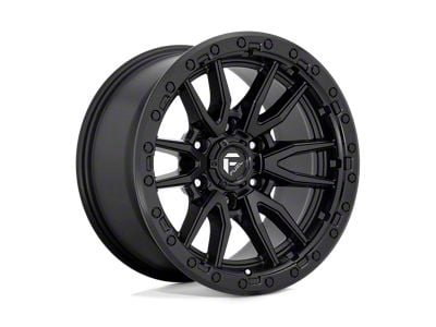 Fuel Wheels Rebel Matte Black 6-Lug Wheel; 22x9; 20mm Offset (22-24 Bronco Raptor)