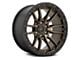 Fuel Wheels Rebel Matte Bronze with Black Bead Ring 6-Lug Wheel; 18x9; 1mm Offset (22-24 Bronco Raptor)