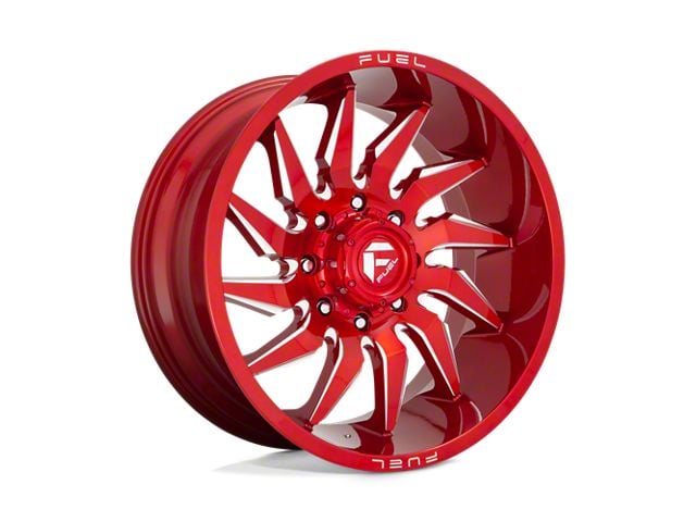 Fuel Wheels Saber Candy Red Milled 6-Lug Wheel; 20x9; 1mm Offset (22-24 Bronco Raptor)