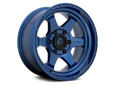 Fuel Wheels Shok Dark Blue 6-Lug Wheel; 17x9; 1mm Offset (21-24 Bronco, Excluding Raptor)