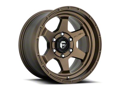 Fuel Wheels Shok Matte Bronze 6-Lug Wheel; 17x10; -18mm Offset (21-24 Bronco, Excluding Raptor)