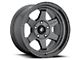 Fuel Wheels Shok Textured Anthracite 6-Lug Wheel; 17x10; -18mm Offset (21-24 Bronco, Excluding Raptor)