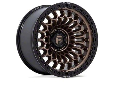 Fuel Wheels Sinister Matte Bronze with Matte Black Lip 6-Lug Wheel; 20x9; 1mm Offset (21-24 Bronco, Excluding Raptor)