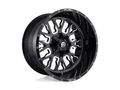 Fuel Wheels Stroke Gloss Black Milled 6-Lug Wheel; 20x10; -19mm Offset (21-24 Bronco, Excluding Raptor)