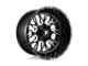 Fuel Wheels Stroke Gloss Black Milled 6-Lug Wheel; 20x9; 20mm Offset (21-24 Bronco, Excluding Raptor)