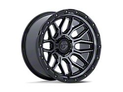 Fuel Wheels Surge Gloss Black Machined with Gray Tint 6-Lug Wheel; 17x9; -12mm Offset (21-25 Bronco, Excluding Raptor)