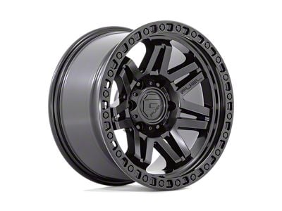 Fuel Wheels Syndicate Blackout 6-Lug Wheel; 17x9; 1mm Offset (22-24 Bronco Raptor)