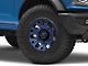 Fuel Wheels Traction Dark Blue with Black Ring 6-Lug Wheel; 17x9; 1mm Offset (21-24 Bronco, Excluding Raptor)