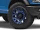 Fuel Wheels Traction Dark Blue with Black Ring 6-Lug Wheel; 20x10; -18mm Offset (21-24 Bronco, Excluding Raptor)