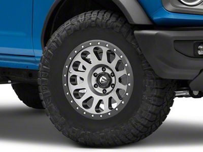 Fuel Wheels Vector Gun Metal 6-Lug Wheel; 17x9; -12mm Offset (21-25 Bronco, Excluding Raptor)