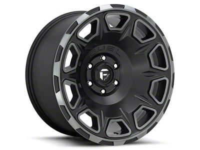Fuel Wheels Vengeance Matte Black Double Dark Tint 6-Lug Wheel; 17x9; -12mm Offset (21-24 Bronco, Excluding Raptor)