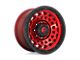 Fuel Wheels Zephyr Candy Red with Black Bead Ring 6-Lug Wheel; 20x9; 20mm Offset (22-24 Bronco Raptor)