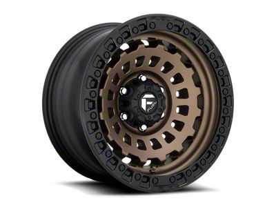Fuel Wheels Zephyr Matte Bronze 6-Lug Wheel; 20x9; 1mm Offset (21-24 Bronco, Excluding Raptor)