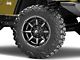 Fuel Wheels Coupler Matte Black Machined Wheel; 18x9; -12mm Offset (97-06 Jeep Wrangler TJ)