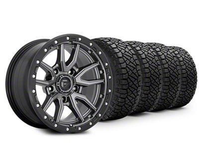 17x9 Fuel Wheels Rebel & 35in NITTO All-Terrain Ridge Grappler A/T Tire Package (20-25 Jeep Gladiator JT)