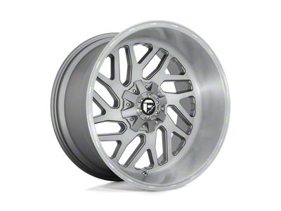 Fuel Wheels Triton Platinum Brushed Gunmetal with Tinted Clear Wheel; 22x10 (93-98 Jeep Grand Cherokee ZJ)