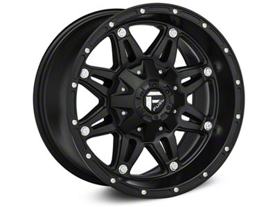 Fuel Wheels Hostage Matte Black Wheel; 18x12 (07-18 Jeep Wrangler JK)