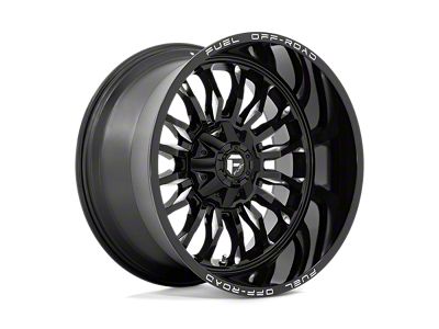 Fuel Wheels Arc Gloss Black Milled Wheel; 22x12; -44mm Offset (84-01 Jeep Cherokee XJ)