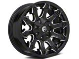 Fuel Wheels Battle Axe Gloss Black Milled Wheel; 17x9; -12mm Offset (84-01 Jeep Cherokee XJ)