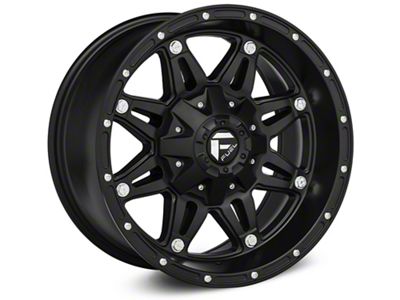 Fuel Wheels Hostage Matte Black Wheel; 18x9; -12mm Offset (84-01 Jeep Cherokee XJ)