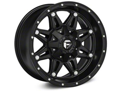 Fuel Wheels Hostage Matte Black Wheel; 20x12; -44mm Offset (84-01 Jeep Cherokee XJ)