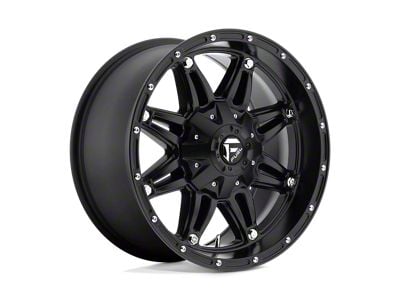 Fuel Wheels Hostage Matte Black Wheel; 17x8.5; 14mm Offset (84-01 Jeep Cherokee XJ)