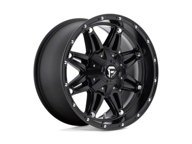 Fuel Wheels Hostage Matte Black Wheel; 17x8.5 (14-23 Jeep Cherokee KL)