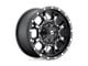 Fuel Wheels Krank Matte Black Milled Wheel; 18x9; -12mm Offset (84-01 Jeep Cherokee XJ)