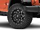 Fuel Wheels Lethal Satin Black Milled Wheel; 20x9; 1mm Offset (84-01 Jeep Cherokee XJ)