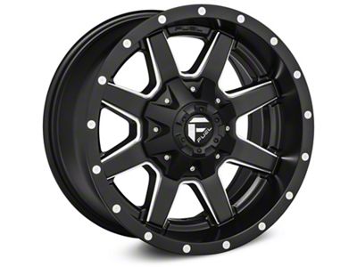 Fuel Wheels Maverick Matte Black Milled Wheel; 18x9; 1mm Offset (84-01 Jeep Cherokee XJ)