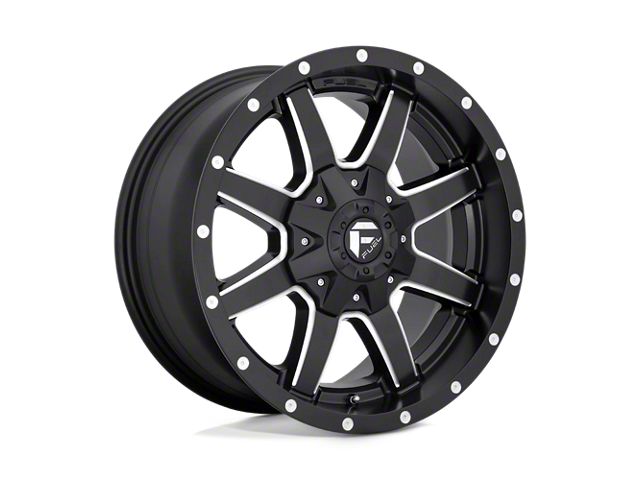 Fuel Wheels Maverick Matte Black Milled Wheel; 20x9 (14-23 Jeep Cherokee KL)