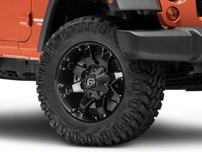 Fuel Wheels Octane Matte Black Wheel; 20x12; 1mm Offset (84-01 Jeep Cherokee XJ)